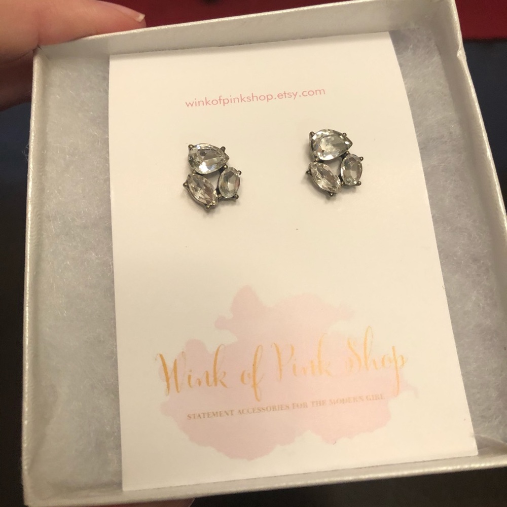 Jewel Cluster Earrings